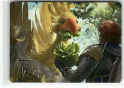 Gysahl Greens Gold-Stamped Art Card 10/53 - FINAL FANTASY MTG - Image 1