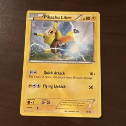 Pikachu Libre 14/30 Non-Holo XY Trainer Kit Pokemon Card TCG LP - Image 1