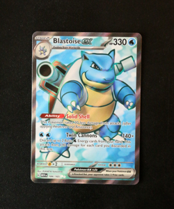 Pokemon Card TGG - Blastoise EX 184/165 - S&V 151 English - Ultra Rare - NM ⭐ - Image 1