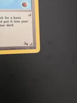 Pokemon TCG Energy Search Fossil Trainer Card - Image 4