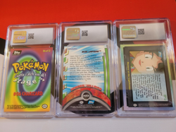 Topps Pokemon Cards Graded CGC Charizard (5) Lapras (5.5) Dragonite (6) Lot - Image 2