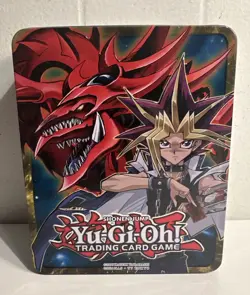 Yu-Gi-Oh! 2016 Mega Tin Yugi and Slifer Sky Dragon OPEN W ORIGINAL CARDS - Image 1