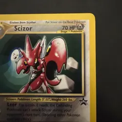 Pokemon Card - Scizor #33 WoTC Black Star Promo - Image 3