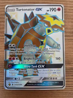 Lot of 2 Pokemon Turtonator Full Art Holo Cards - GX 131/145 & GX SV52/SV94 - Image 2