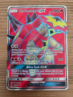 Lot of 2 Pokemon Turtonator Full Art Holo Cards - GX 131/145 & GX SV52/SV94 - Image 4