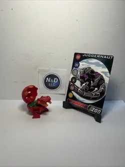 Bakugan B2 Pyrus Juggernoid (Not B1 Classic) Rare Battle Brawlers 540G W/Card - Image 1