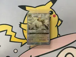 Disney Lorcana TCG Tinker Bell Giant Fairy Promo Card 11 Glitter Foil Fabled - Image 1