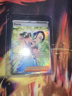 Pokemon TCG Trainer Perrin Special Illustration Card Twilight Masquerade 220/167 - Image 3