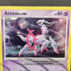Pokemon TCG Karte - Arceus Lv. 100 (Arceus AR7) Platin Holo - Image 3
