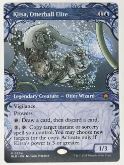 Kitsa, Otterball Elite (Showcase) M Bloomburrow 304 NM - Image 1