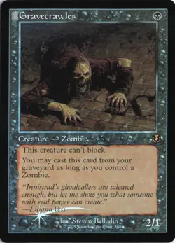 Gravecrawler (Retro Frame) R Innistrad Remastered Foil NM - Image 1