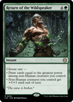Return of the Wildspeaker [The Lost Caverns of Ixalan Commander] Magic MTG - Image 1