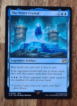 The Water Crystal - REGULAR NON-FOIL - RARE FIN 0085 - Final Fantasy MTG - M/MN - Image 1