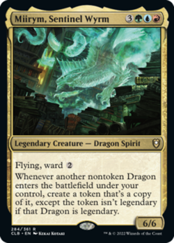 1x Miirym, Sentinel Wyrm - Foil NM-Mint, English Commander Legends: Battle for B - Image 1