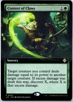 Commander: The Lost Caverns of Ixalan #24 Contest of Claws (Extended Art) - Image 1
