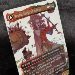 Magic the Gathering Terra, Magical Adept (Borderless) Final Fantasy Foil MTG TCG - Image 3