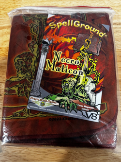 Spellground 2 Player Playmat v8 Necro Maticon MTG YuGiOh Mat Khalsa Brain Games - Image 1