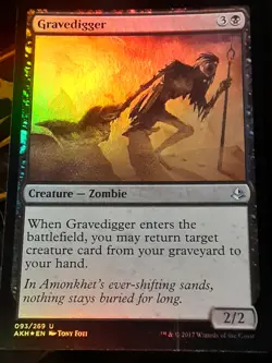 Gravedigger FOIL , Amonkhet , NM , MTG, FREE SHIPPING - Image 1