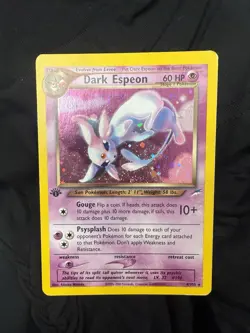 Pokemon TCG Dark Espeon Neo Destiny Holo Unlimited Rare Card 4/105 - Image 4