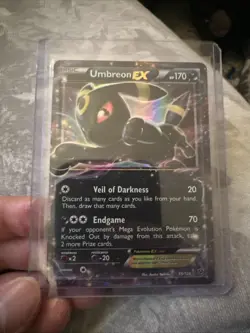Pokemon TCG Umbreon EX Fates Collide Card 55/124 - Image 1