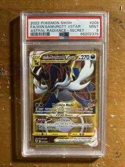 PSA 9 MINT Hisuian Samurott VSTAR 209/189 Pokemon 2022 Astral Radiance 0407 - Image 1