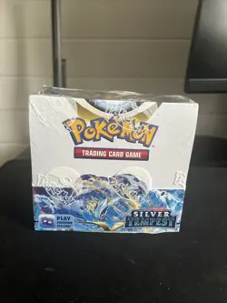 Pokemon Sword & Shield Silver Tempest Booster Box - 36 Packs - Image 1