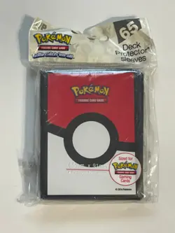 Ultra Pro Pokemon Deck Protector Sleeves Poke Ball Pack Of 65 - Image 1