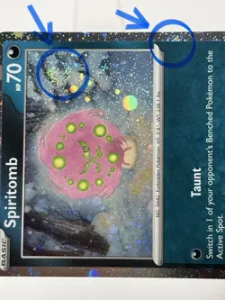 Spiritomb 129/198 Scarlet & Violet Cosmos Holo Rare Pokemon - NM 🌀TRIPLE SWIRL - Image 2