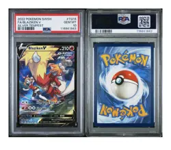 PSA 10 Blaziken V #TG14 Pokemon SWSH Silver Tempest English 2022 - Image 3