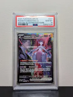 PSA 10 Team Rocket’s Mewtwo EX 231/182 SIR Destined Rivals 2025 Pokemon Gem Mint - Image 3