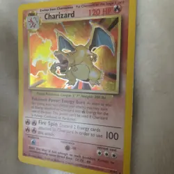 Charizard 4/102 Base Set Holographic Unlimited Rare Pokemon TCG - Image 3