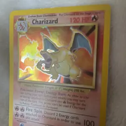 Charizard 4/102 Base Set Holographic Unlimited Rare Pokemon TCG - Image 5