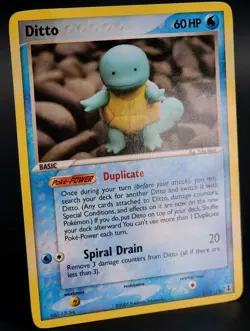 2005 Pokemon EX Delta Species Ditto Squirtle #64/113 HP - Image 2