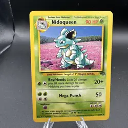 Pokemon Vintage Non-holo Rare Nidoqueen Jungle 23/64 WotC 1999 Mp - Image 1