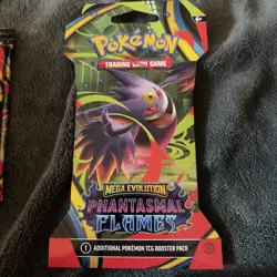 Pokemon TCG Mega Evolution Phantasmal Flames Booster Pack Factory Sealed - Image 1