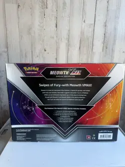 Pokemon MEOWTH VMAX Special Collection Factory Sealed Box (5 PACKS PER BOX) - Image 2