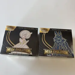 Pokemon Mega Evolution Elite Trainer Box ETB Set of 2 Factory Sealed New - Image 1