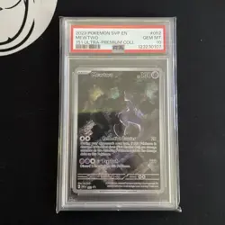 2023 POKEMON SVP ENSV BLACK STAR PROMO 151 ULTRAPREM COLL 052 MEWTWO PSA G2U - Image 1