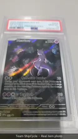 2023 POKEMON SVP ENSV BLACK STAR PROMO 151 ULTRAPREM COLL 052 MEWTWO PSA G2U - Image 3