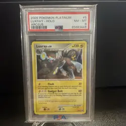 Luxray holo PSA 8 Pokemon Platinum Arceus 2009 - Image 1