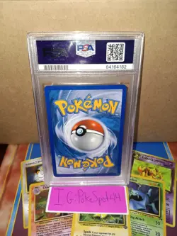 Pokemon 2009 Platinum Dragonite FB Crosshatch Holo PSA 8 "Error PSA Label" - Image 2