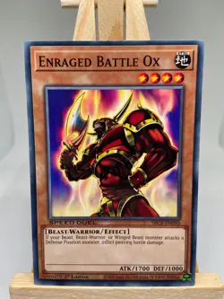 Enraged Battle Ox - 1st Edition SBCB-EN050 - NM - YuGiOh - Image 1