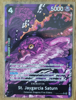 One Piece TCG St. Jaygarcia Saturn OP13-083 Alt Art English - Image 2