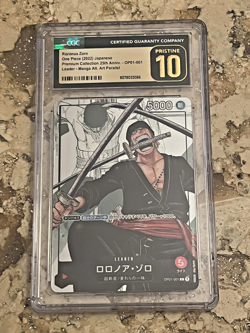 Black Label! Zoro - OP01-001 (Alternate Art) OP01-001 One Piece Promo Foil JAP - Image 1