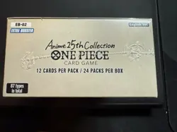 One Piece TCG EB-02 English Anime 25th Collection Booster Box, New Sealed EB02 - Image 5