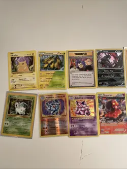 Pokemon Card Lot 10 Card Lot Vintage Full Art Holos Double Type Rare - Image 2