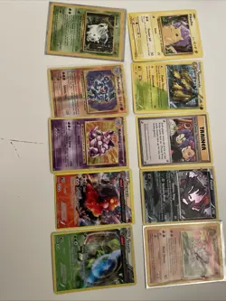 Pokemon Card Lot 10 Card Lot Vintage Full Art Holos Double Type Rare - Image 4