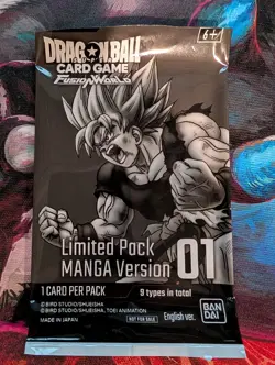 Dragon Ball Fusion World Limited Pack Manga Version 01 Parallel 9 Card - English - Image 3
