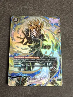 Trunks : GT FB04-114 Championship Tournament Prize Promo Dragon Ball Card - Image 1