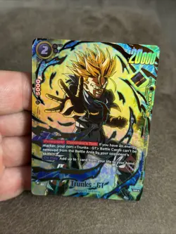 Trunks : GT FB04-114 Championship Tournament Prize Promo Dragon Ball Card - Image 2